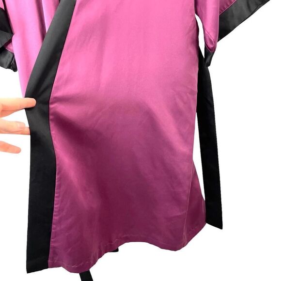 Linea Donatella Sets to Go Satin Chemise & Wrap Robe Sz S - Picture 5 of 10